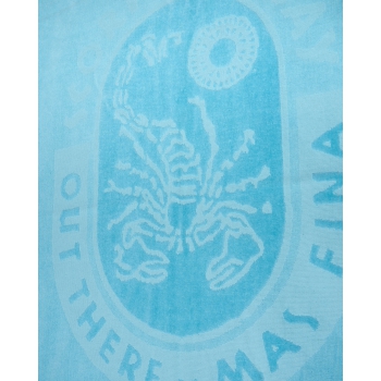SCORPION BAY BEACH TOWEL JAQUARD BLUE AVIO