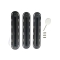 THRUSTER SET FIN FUTURES BOX BLACK