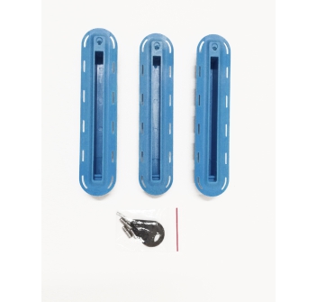 THRUSTER SET FIN FUTURES BOX BLUE