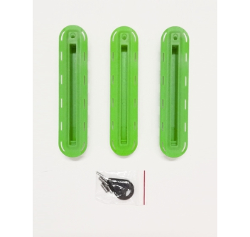 THRUSTER SET FIN FUTURES BOX GREEN