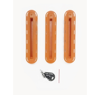 THRUSTER SET FIN FUTURES BOX ORANGE