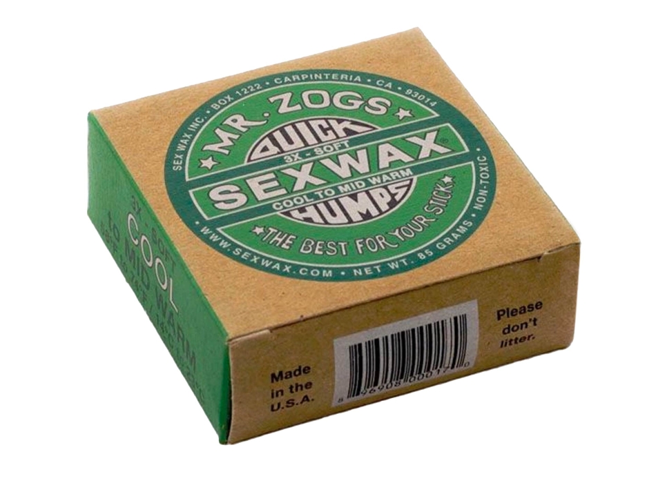 SEX WAX QUICK HUMPS 3X SOFT COOL TO MID WARM 58°F-74°F