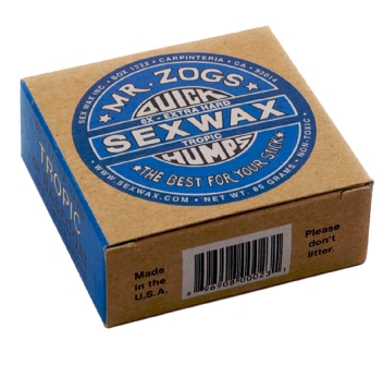 SEX WAX QUICK HUMPS 6X EXTRA HARD TROPICAL BLU LABEL 78°F
