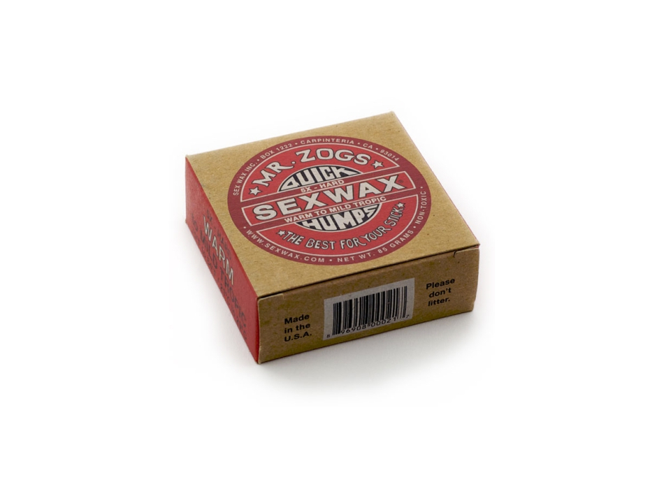 SEX WAX ORIGINAL 5X HARD WARM TO MILD TROPIC RED LABEL