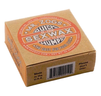SEX WAX QUICK HUMPS 4X MID COOL TO WARM ORANGE 64-78°F