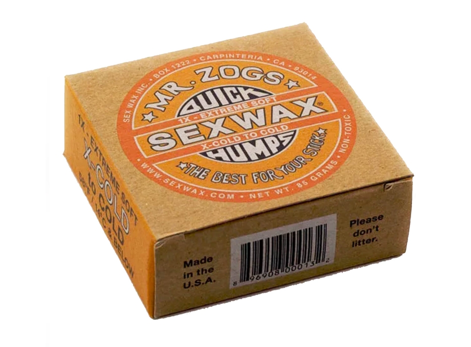 SEX WAX QUICK HUMPS 1X EXTREME SOFT X-COLD TO COLD YELLOW 58°F BELOW
