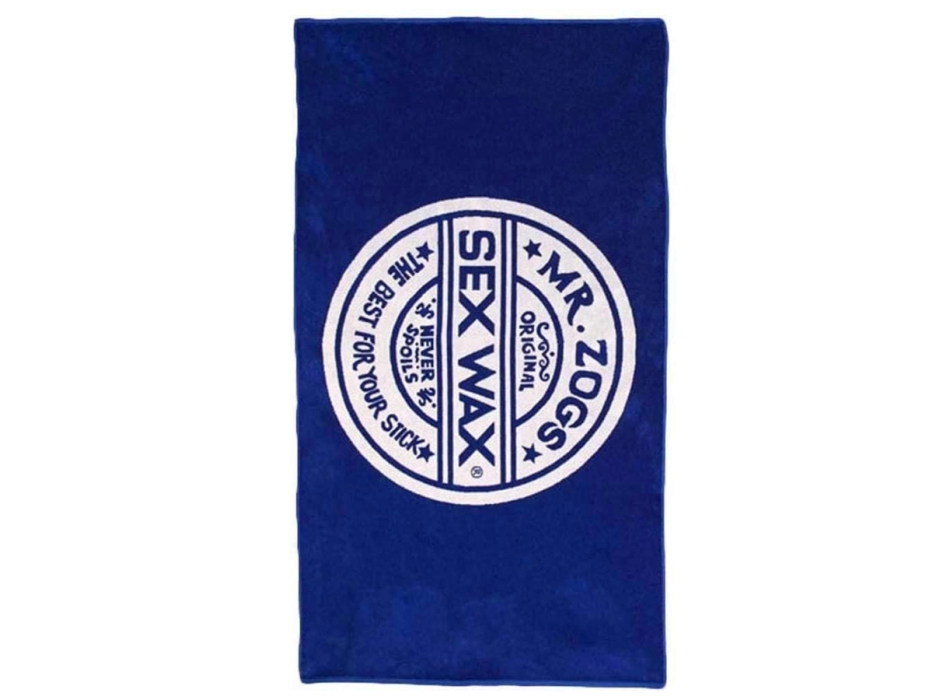 SEXWAX BEACH TOWEL BLUE