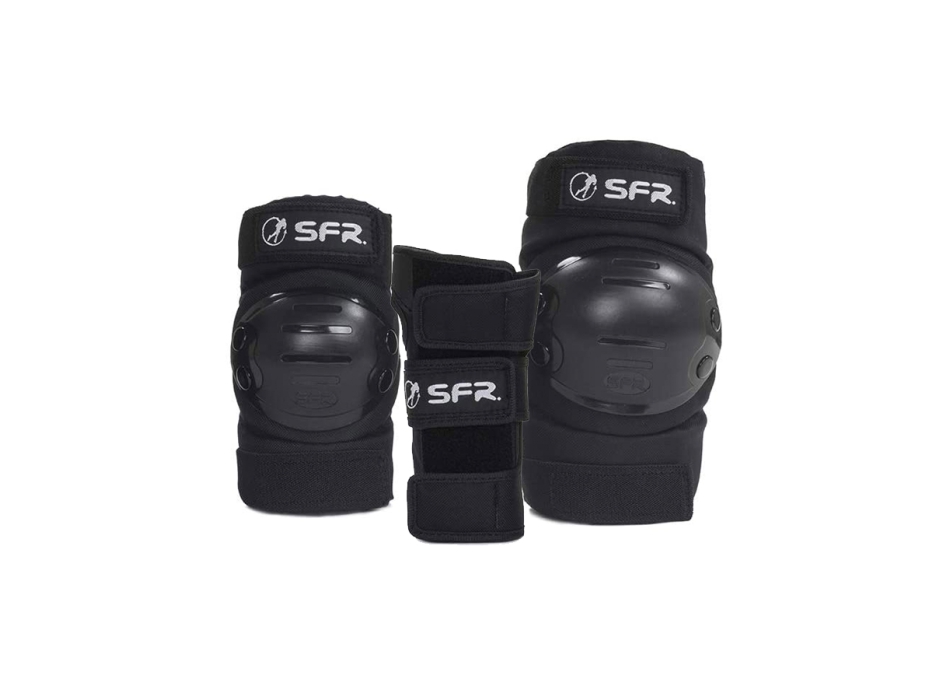 SFR RAMP TRIPLE PAD SET YOUTH BLACK