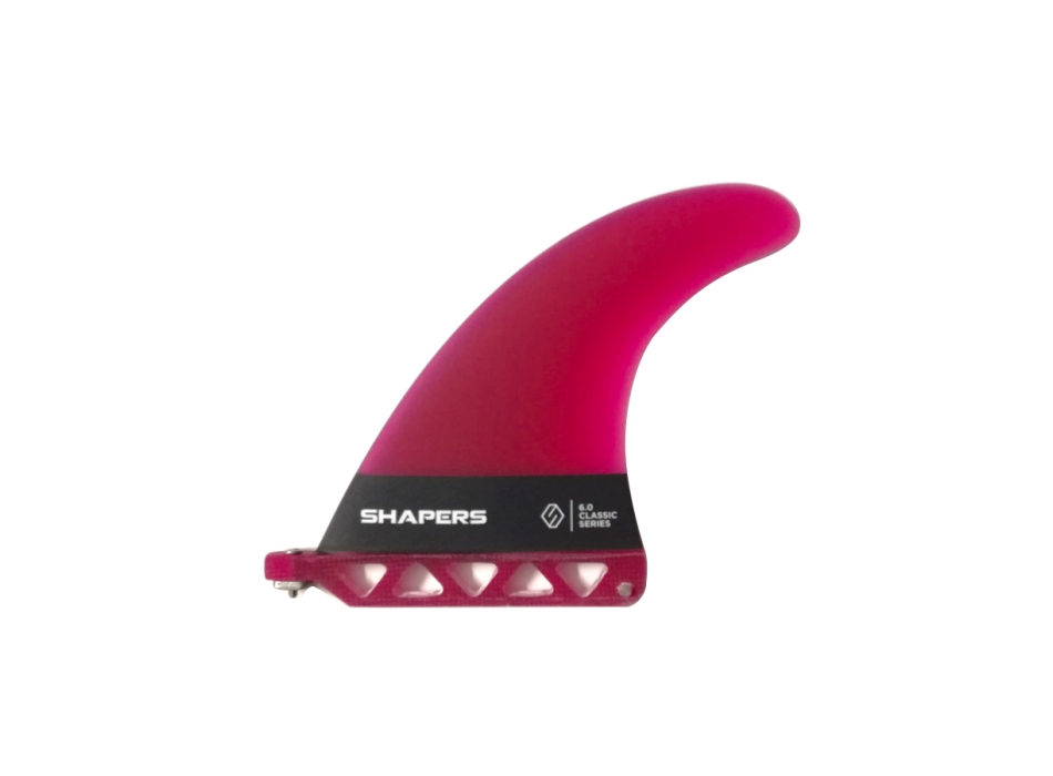 SHAPERS LONGBOARD CLASSIC FIN 6.0" RED