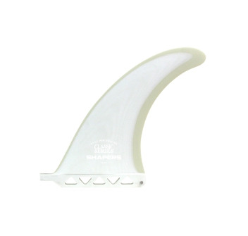 SHAPERS LONGBOARD CLASSIC FIN 8'0" WHITE NUDE