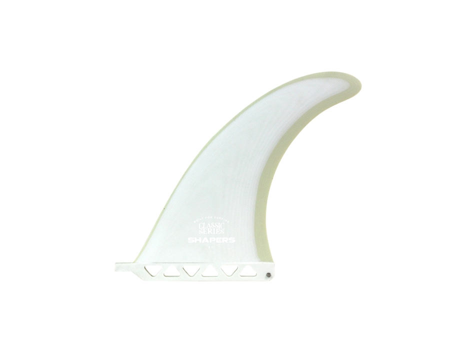 SHAPERS LONGBOARD CLASSIC FIN 9'0" WHITE NUDE