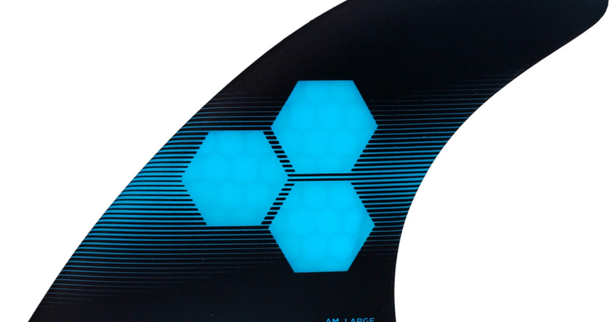 AM Carbon-Stealth Thruster Fin Set -Large | Futures