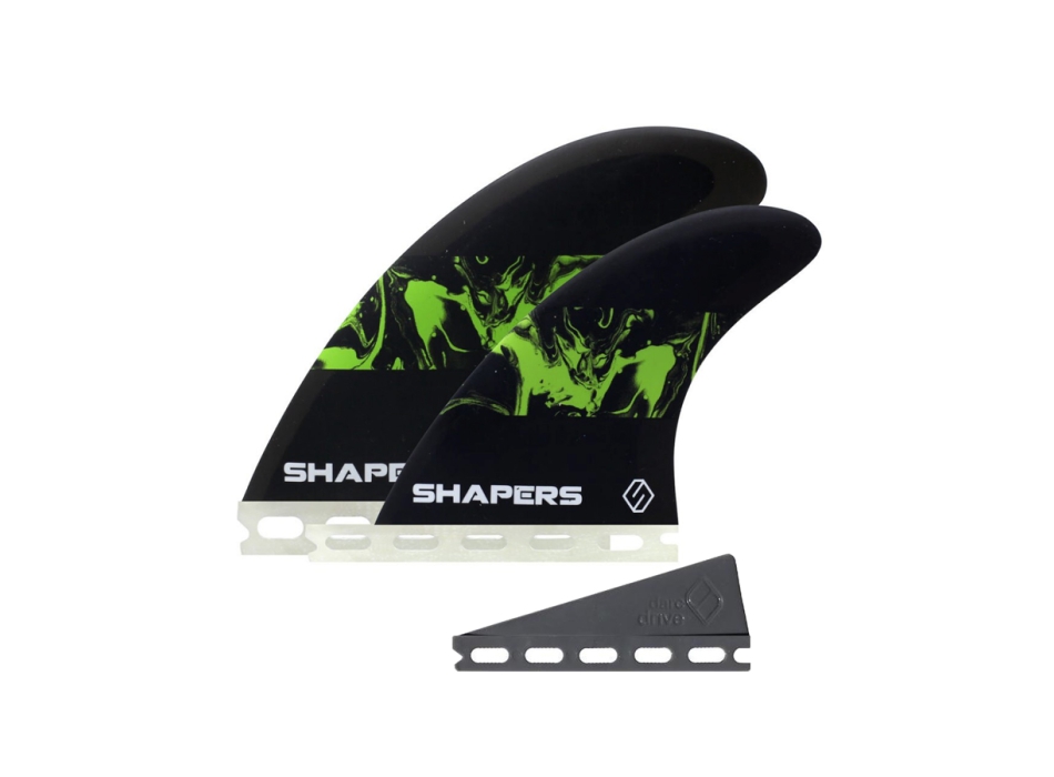 SHAPERS CORE LITE 6 FIN SET SINGLE TAB SMALL