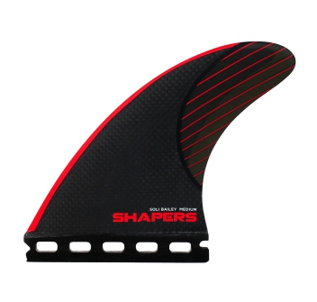 SHAPERS CORE SOLI BAILEY STEALTH THRUSTER FIN SET SINGLE TAB MEDIUM