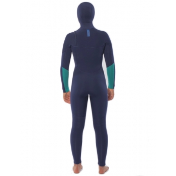 SISSTREVOLUTION  5/4 HOODED CHEST FULL WETSUIT STRONG BLUE