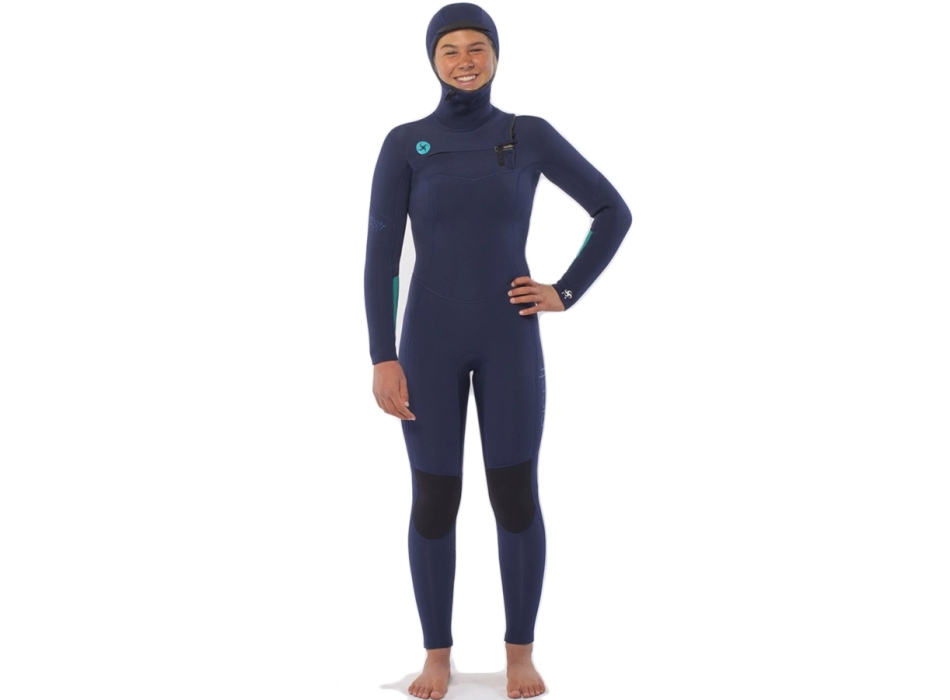 SISSTREVOLUTION  5/4 HOODED CHEST FULL WETSUIT STRONG BLUE