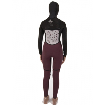 SISSTREVOLUTION SEVEN SEAS 5/4 HOODED CHEST FULL WETSUIT BLACK