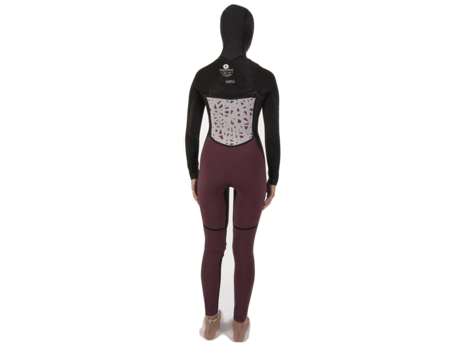 SISSTREVOLUTION SEVEN SEAS 5/4 HOODED CHEST FULL WETSUIT BLACK