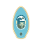 SKIM ONE SKIMBOARD HIGHTIME WOOD 44"