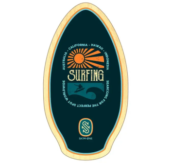 SKIM ONE SKIMBOARD WORLDWIDE WOOD 37"