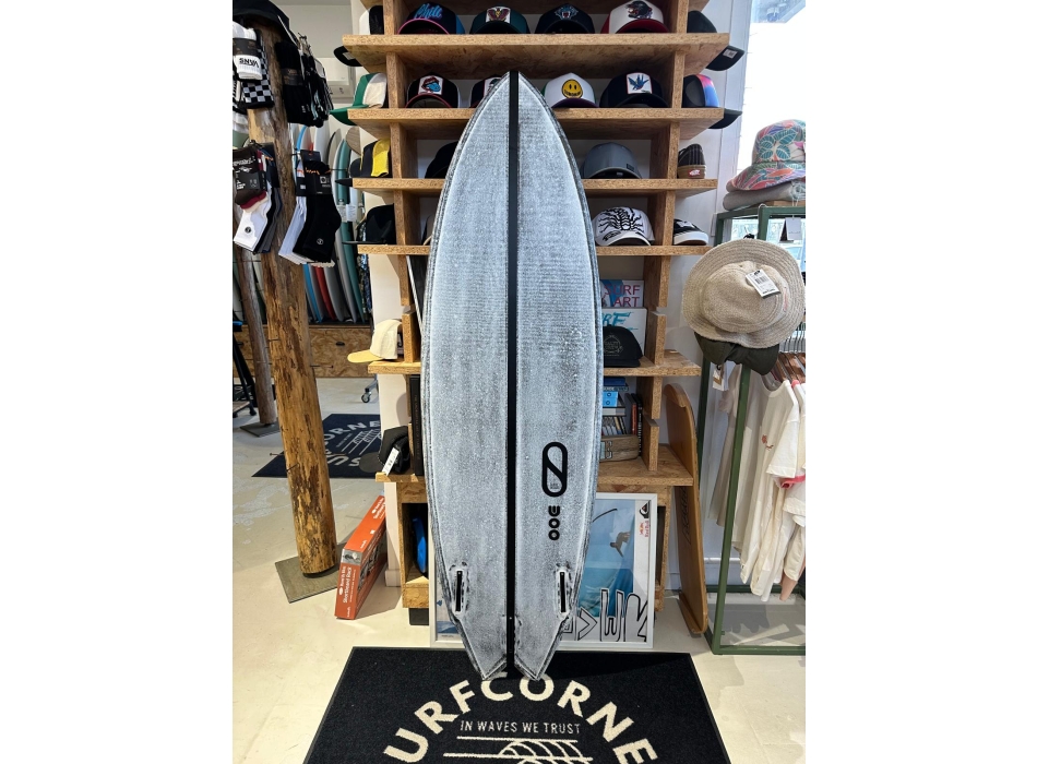 SLATER DESIGNS 5'10 GREAT WHITE TWIN I-BOLIC VOLCANIC FUTURES FINS