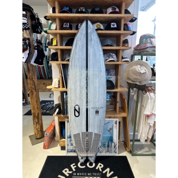 SLATER DESIGNS 5'10 GREAT WHITE TWIN I-BOLIC VOLCANIC FUTURES FINS