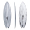 SLATER DESIGNS 5'10 GREAT WHITE TWIN I-BOLIC VOLCANIC FUTURES FINS