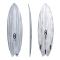 SLATER DESIGNS GREAT WHITE TWIN I-BOLIC VOLCANIC FUTURES FINS