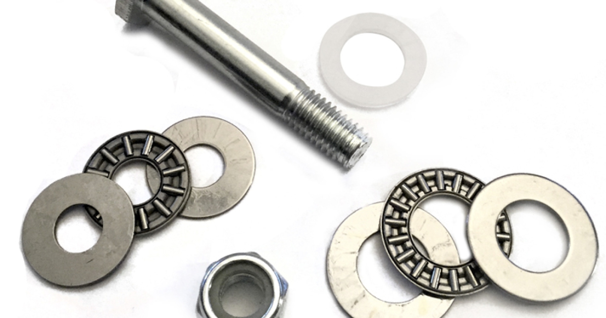 Replacement Longboard Truck Kingpin And Nut 64mm Gloss