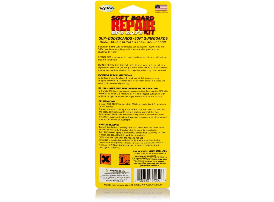 SOLAREZ SPONGE-REZ SOFT BOARD REPAIR KIT 1 FL.OZ