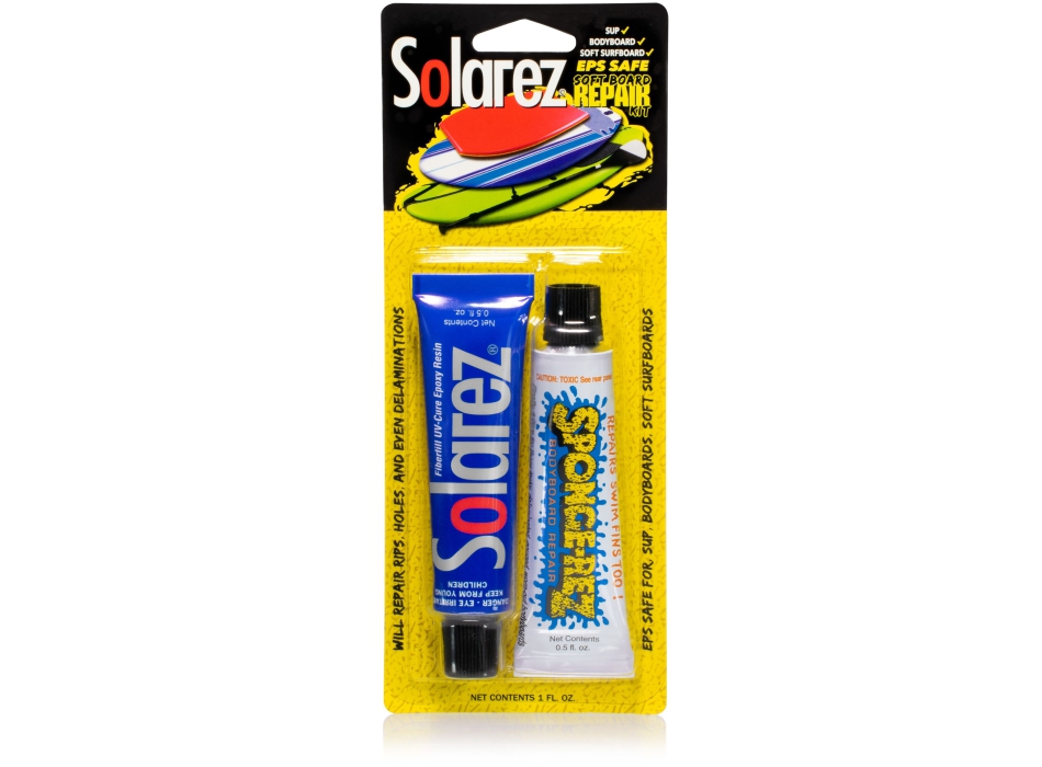 SOLAREZ SPONGE-REZ SOFT BOARD REPAIR KIT 1 FL.OZ