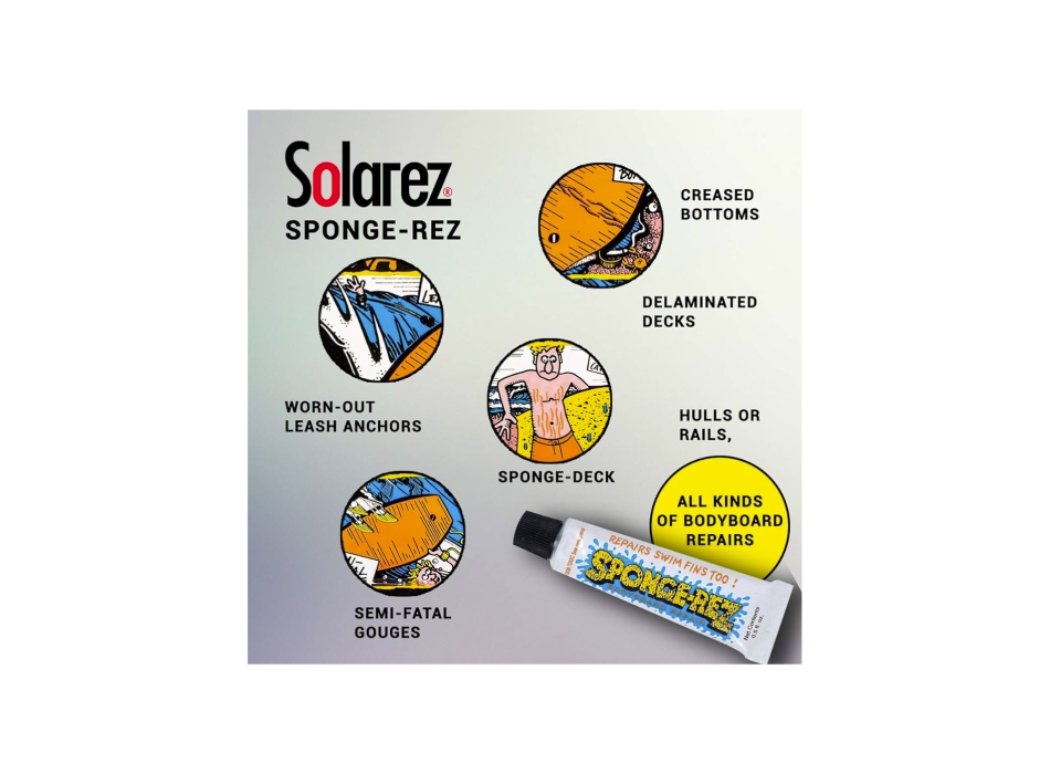 SPONGE-REZ BODYBOARD REPAIR KIT 2FL OZ