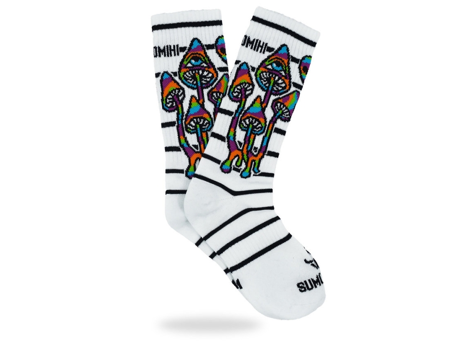 SUMOMIHI GROOVY MUSHROOM SOCK