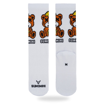 SUMOMIHI KILLA BEAR WHITE SOCK