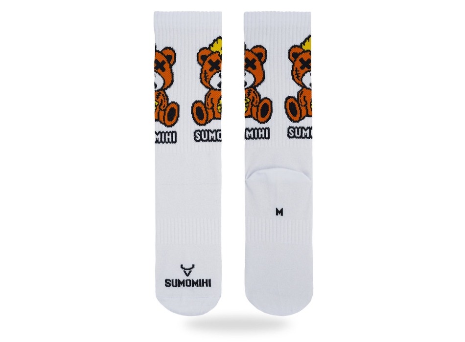 SUMOMIHI KILLA BEAR WHITE SOCK