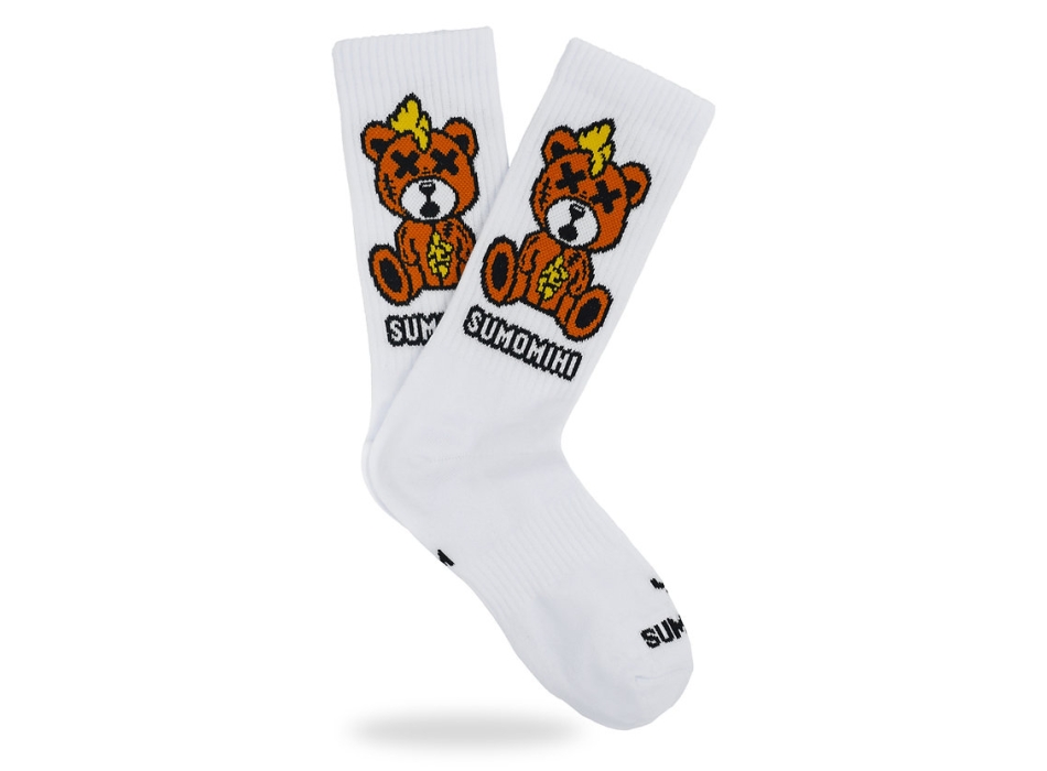 SUMOMIHI KILLA BEAR WHITE SOCK