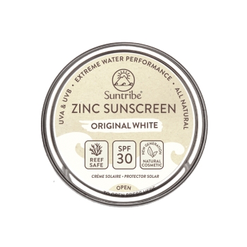 SUNTRIBE ORGANIC MINERAL ZINC SUNSCREEN SPF 30 WHITE (45GR.)