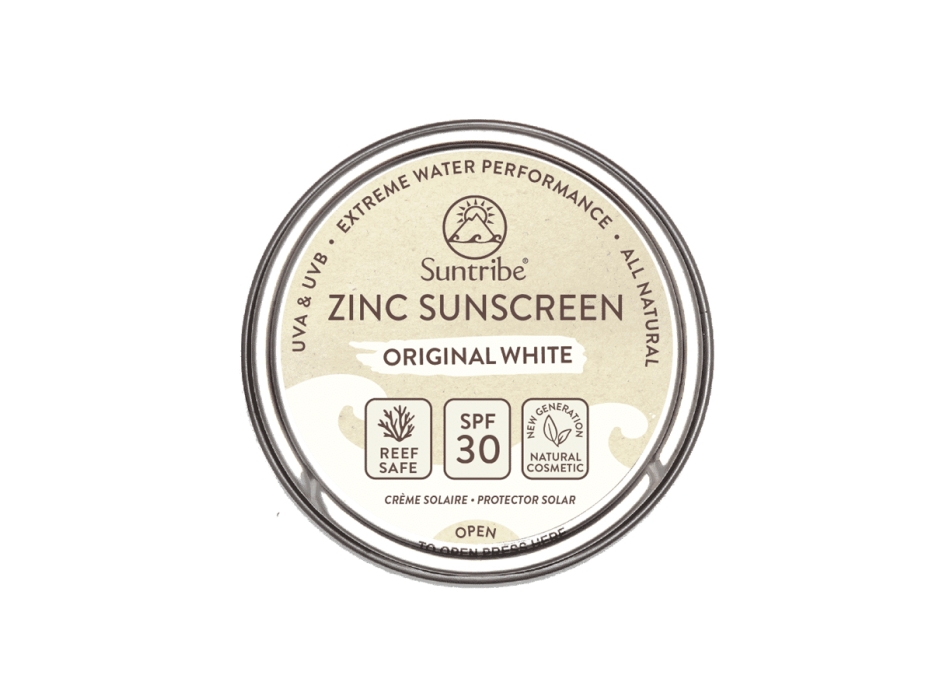 SUNTRIBE ORGANIC MINERAL ZINC SUNSCREEN SPF 30 WHITE (45GR.)