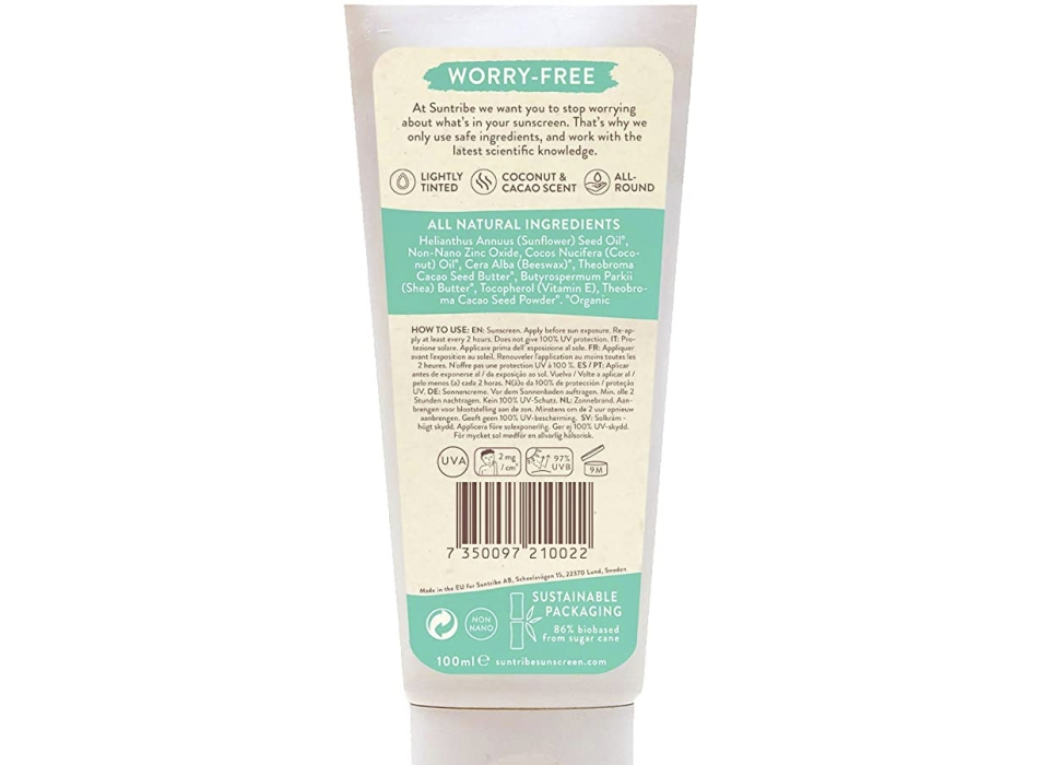 SUNTRIBE MINERAL BODY & FACE SUNSCREEN SPF30 100ML
