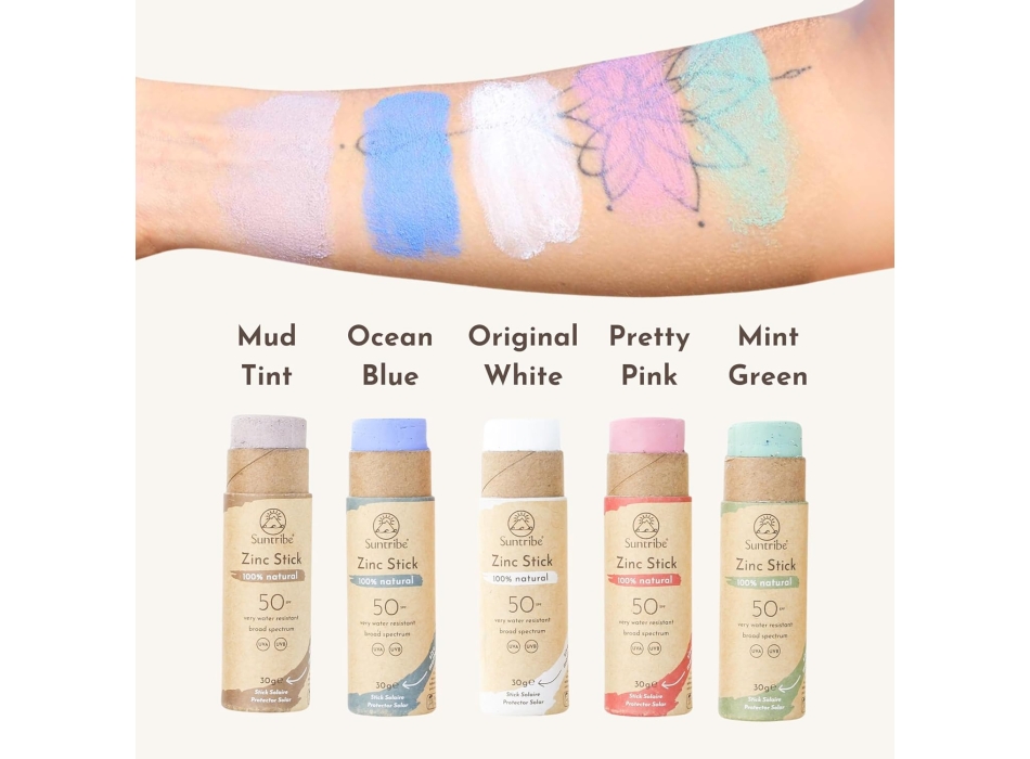SUNTRIBE ALL NATURAL ZINC SUN STICK SPF30