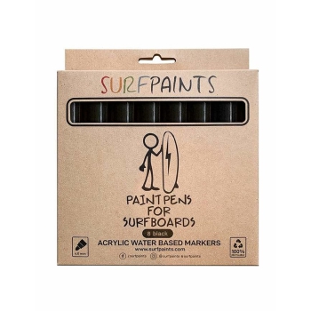 SURF PAINTS BLACK SET 4MM