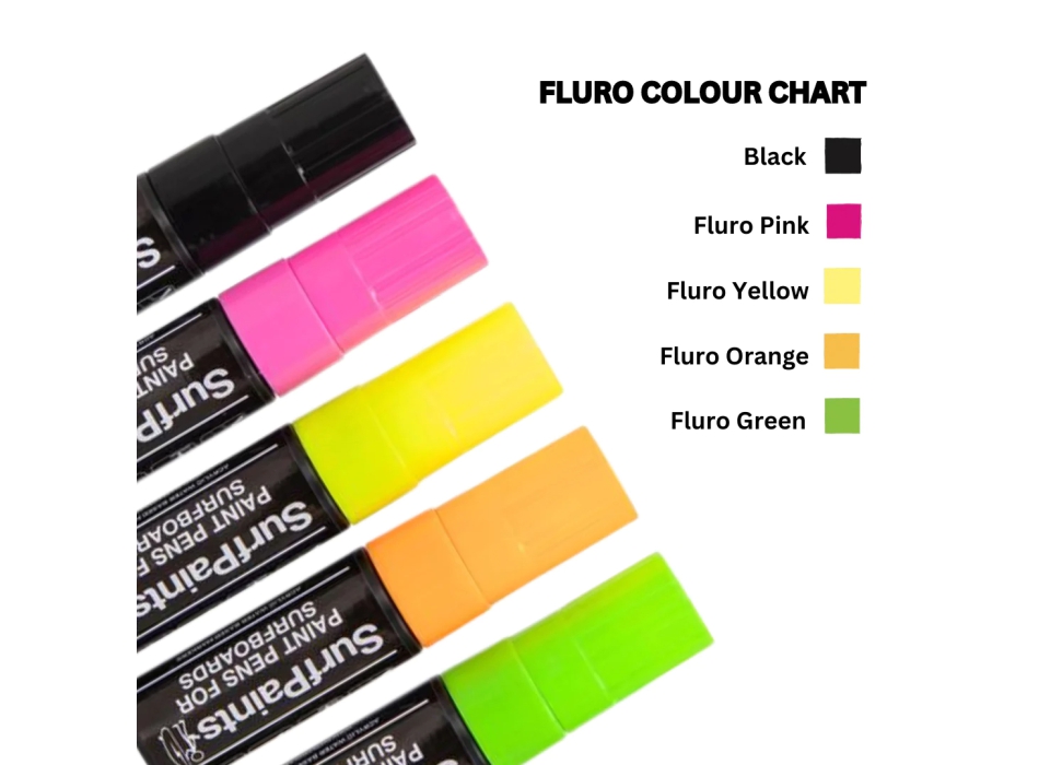 SURF PAINTS FLURO SET 15MM