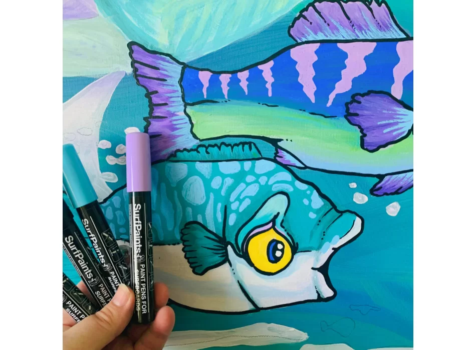 SURF PAINTS PASTEL SET 4MM