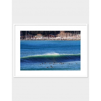 SURFING LA SANTA PHOTO PRINT