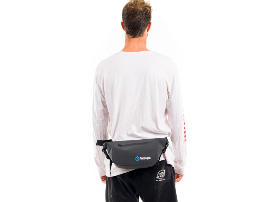 SURFLOGIC WATERPROOF DRY WAIST PACK 2L BLACK
