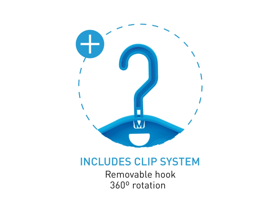 SURFLOGIC WETSUIT HANGER MAXI DOUBLE SYSTEM