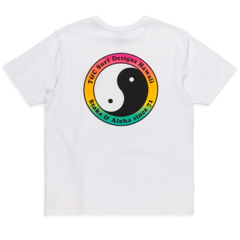 T&C SURF DESIGNS 71 YY LOGO S/S TEE WHITE