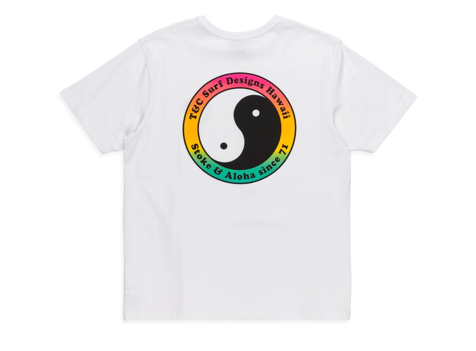 T&C SURF DESIGNS 71 YY LOGO S/S TEE WHITE