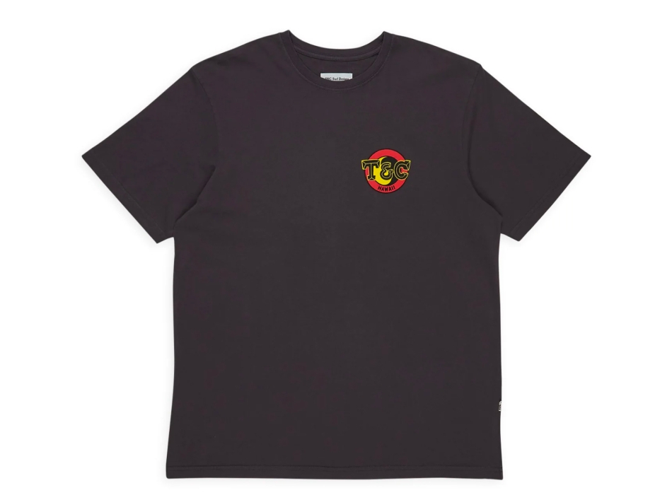 T&C SURF DESIGNS JON FINK SCENE S/S TEE WASHED BLACK