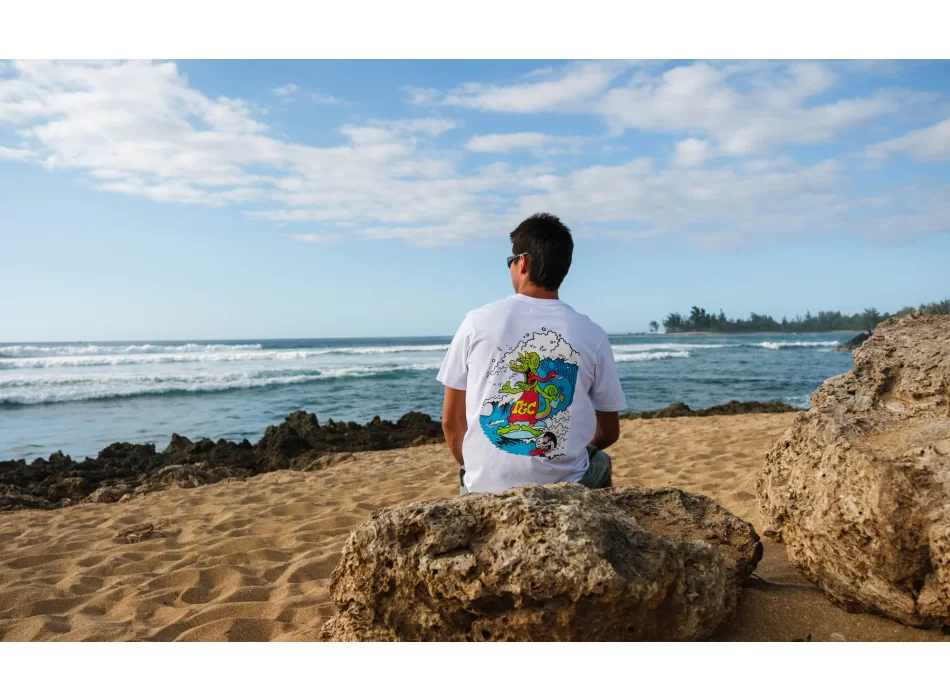 T&C SURF DESIGNS JON FINK SCENE S/S TEE WHITE